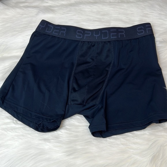 Spyder Mens Boxer Briefs 3-Pack Poly Spandex Performance Boxer Briefs Underwear - Picture 2 of 12